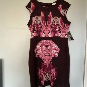 New York and company.. printed dress. Never worn, tags still attached. Large.